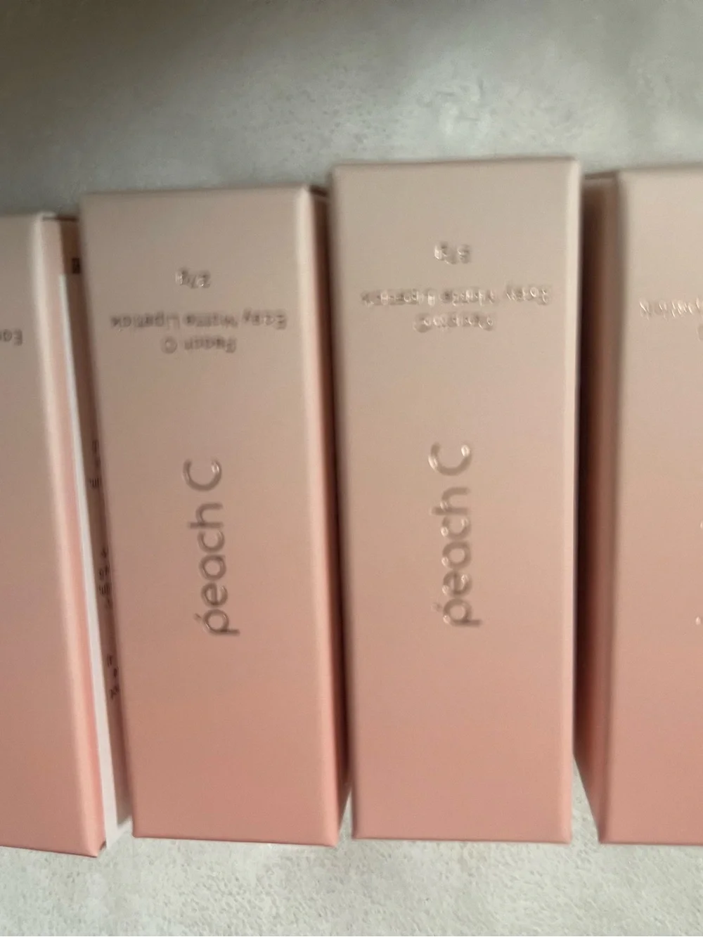 4 Peach C Easy Matte Lipsticks